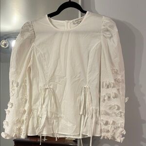 Sister Jane Blouse with Ties and Sleeve Detail